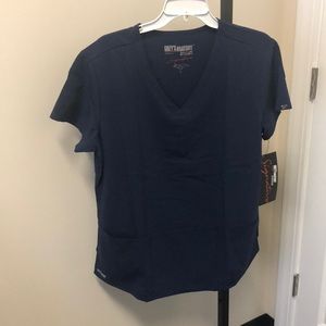 Greys anatomy signature Womens scrub top NWT